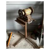 Bench Grinder on Metal Stand