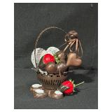 Faux Chocolate Basket, 6 Cases, 6 Pieces Per Case