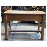 Mission-Style Wooden Storage Bench