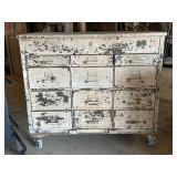 Metal Industrial Storage Chest with Drawers