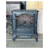 Black Electric Fireplace Heater