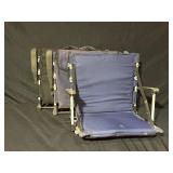 Three Folding Stadium Seats