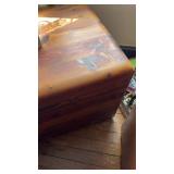 Cedar blanket chest larger size measuring 20