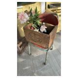 Antique Delmonte Hawaiian pineapple crate box,