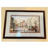 Framed print Front Royal Main Street, by Patricia