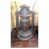 Antique, Deets, kerosene lantern, with the