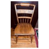 Wonderful L Hitchcock, Con chair, heavy solid