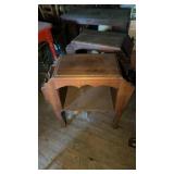 Pair of antique Art Deco, design, side tables,