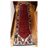 Persian carpet, runner rug, 10ft one central