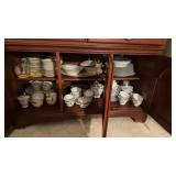 Three sets of China, one full set that includes