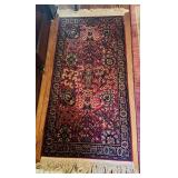 Small size Persian carpet, with full knotted