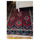 Room size 10x6 ft Persian carpet rug, three rows