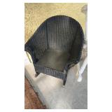 Very small child size, antique wicker, rocking