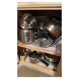 Set of Paul Revere copper bottom vintage cook