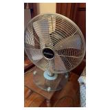 Newer homes, oscillating fan three speed, 12 inch
