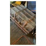 Smaller size Antique, flat, top trunk, with