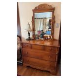 Vintage Maplewood, three drawer dresser, with