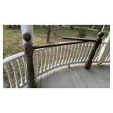 to Antique railing post, with two sections of
