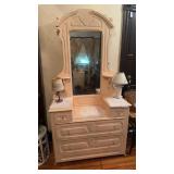 Antique dressing, table, dresser, with four