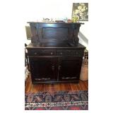 Antique buffet server, board dresser, with the