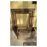 Small square box with glass on each side, with an