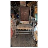 Extra large, antique, rocking chair, grandpaï¿½s