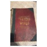 Large antique book, 20th Century, Atlas, in