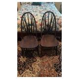 Too small side chairs, hoop back with two back