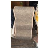 Hard molded pet steps, with three steps that are