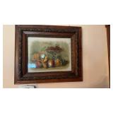 Antique framed print, Carol lithograph, circa
