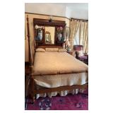 Maple 4 four poster bed, with a newer beauty