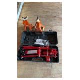 Two car jacks, and a auto craft 2 1/2 half ton