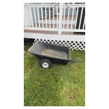 Large size garden cart, with two rubber tires,