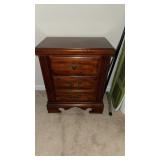 2 drawer bedside stand, matches the bed,