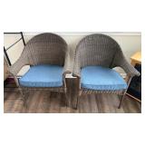 New style plastic woven wicker patio chairs