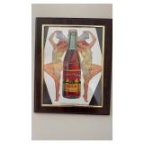 Framed Royal Crown RC Cola, advertising print