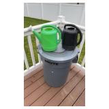 Rubbermaid, brute trash can, with the lid, and