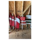 6 holiday Christmas, yard decorations, hand, cut,