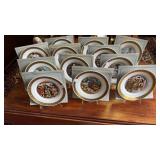Set 12  Royal Copenhagen plates Hans Christian