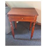 Antique 1 drawer work side sewing  table
