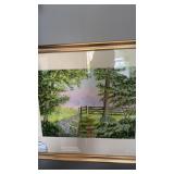 Small vintage original water color painting, ,