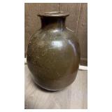 Antiques stoneware jug, with a missing handle,