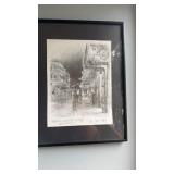 Framed print French Quarter nights, New Orleans,