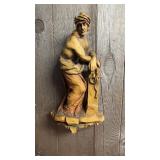 Carved wood, wall, sculpture, hangs on the wall,