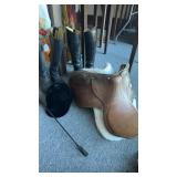 Horse riding lot, Crosby, English jumping saddle,