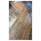 Large 8 x 10ï¿½ foot jute carpet rug, braided