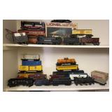 Vintage O gauge train car set, that includes a