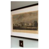 Antique engraving of the Gerard College for