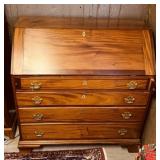 Beautiful antique slant front desk with four