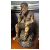 Antique carved wood Spanish colonial Santos
